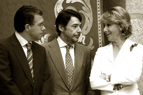 Francisco Granados, Ignacio González y Esperanza Aguirre. www.gentedigital.es