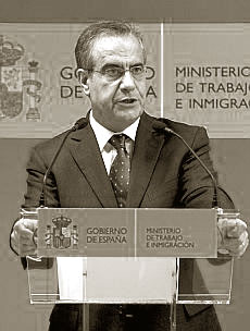 Celestino Corbacho, ministro de Trabajo e Inmigración