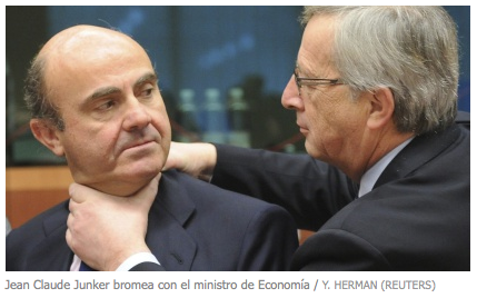 Fotografía de la portada de ElPaís.com. 12 de marzo 2012. 23:42 h. El Eurogrupo exige a España que ajuste su déficit en 2012 al 5,3% y no al 5,8%