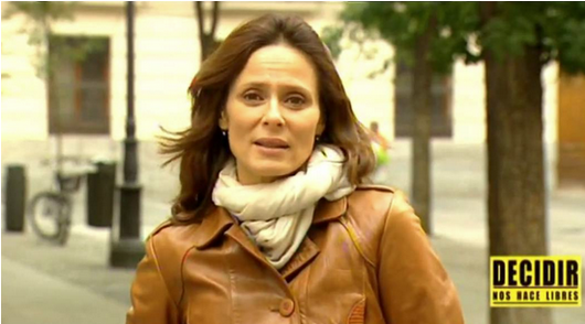 Aitana Sánchez-Gijón en la campaña ¿quiénes son las mujeres que abortan?